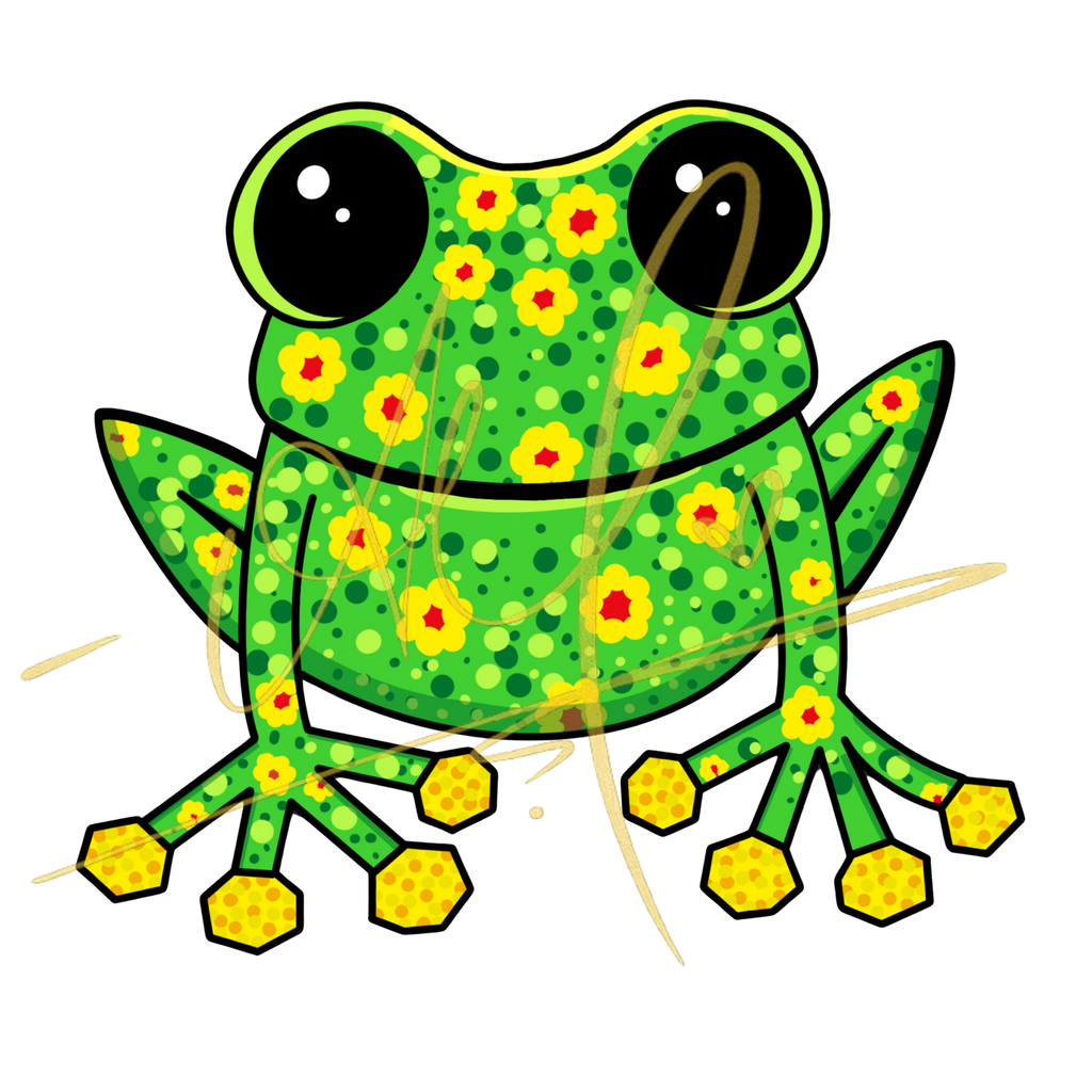 Enzo the Frog - Sticker
