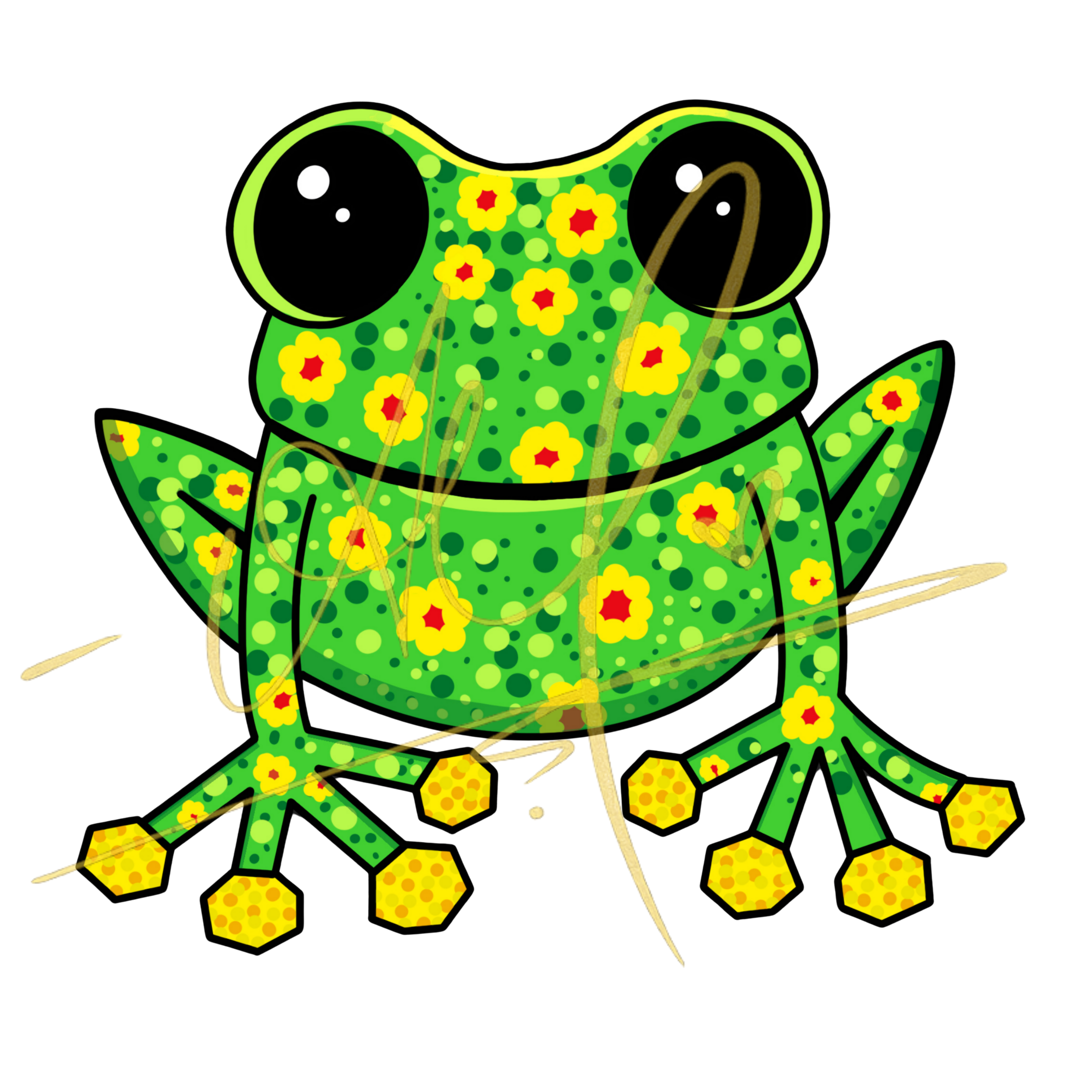 Enzo the Frog - Sticker