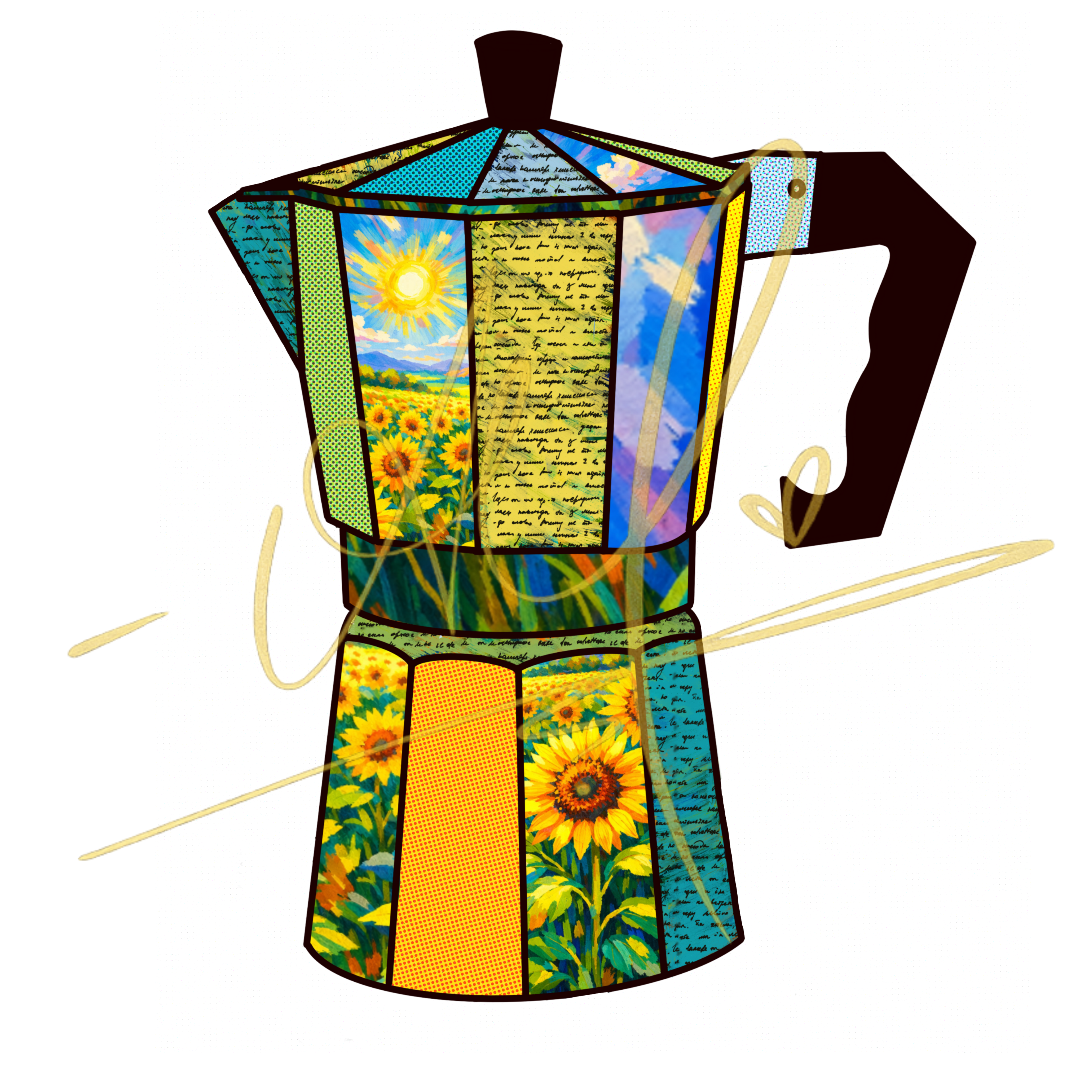 Sunshine Greca - sticker
